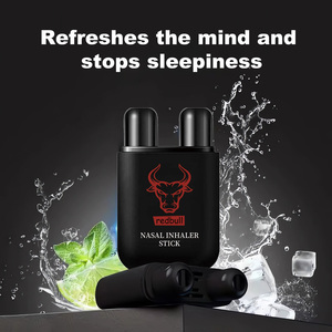 Nhãn Hiệu Riêng OEM Biểu Tượng Tùy Chỉnh Màu Đỏ Bull Mùi Hương Đôi Mũi Inhaler Gậy Tự Nhiên Tinh Dầu Double-End Redbull Mũi Inhaler - Product Image 3