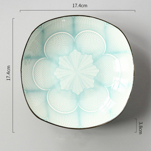 Vaisselle <span class=keywords><strong>de</strong></span> <span class=keywords><strong>table</strong></span> européenne Assiette à manger Glaçure colorée Assiettes plates mates Assiette plate en <span class=keywords><strong>porcelaine</strong></span> céramique <span class=keywords><strong>de</strong></span> mariage nordique - Product Image 6