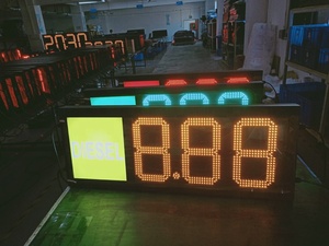 Biển Quảng Cáo Điện Tử <span class=keywords><strong>LED</strong></span> Chống Nước Ngoài Trời Biển Hiệu Giá <span class=keywords><strong>LED</strong></span> Màn Hình Trạm Xăng Dầu Cho Ả Rập Saudi - Product Image 6