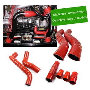 Chất lượng cao lantong thương hiệu ô tô xe tải <span class=keywords><strong>turbo</strong></span> tăng áp ống xả trực tiếp nhà máy bán Silicone cao su nhiệt độ cao - Product Image 1