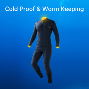 Traje de Neopreno de 3MM para Hombre y Mujer, con Cremallera Frontal, para Buceo, Snorkel, Surf y Pesca Submarina - Product Image 4