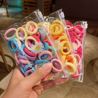 Élastiques à cheveux en nylon de couleur bonbon, sans couture, 2,5 cm, accessoires pour cheveux, ensemble d'élastiques pour cheveux pour bébés filles, enfants