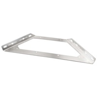 Support d'angle en acier inoxydable épaissi robuste en forme de L, support de fixation à angle droit de 90 degrés pour meubles de cabinet