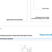 Vanne de décharge proportionnelle BYZ-02 7/16/25/31.5MPa, vanne de régulation de pression à solénoïde, étage pilote hydraulique, fabriqué en Chine continentale