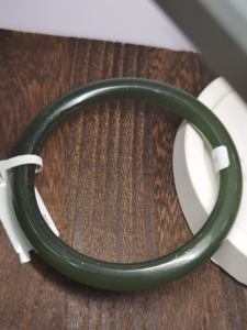 Precio especial Joyas de piedras preciosas Jasper Natural Green Hetian Jade Brazaletes Pulseras - Product Image 2