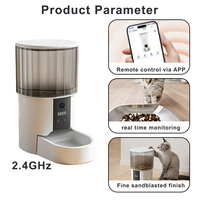 Nouveauté : Distributeur automatique de nourriture pour chat 4L, durable, moderne, avec minuterie, WiFi 2.4G, alimentation intelligente avec application