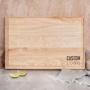 Tabla de cortar grabada en madera, tabla de cortar con logotipo personalizado, tablas de cortar divertidas personalizadas de madera con logotipo grabado láser - Product Image 3