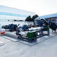 Granulateur à moteur haute puissance à deux étages contrôlé par PLC pour le traitement des déchets plastiques HDPE/LDPE/PP/PE/ABS/PS/EVA/PC/PPR