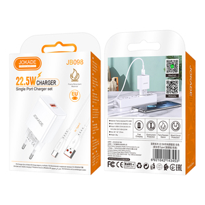 Jokade 22.5W <b>USB</b> Type C Charger With <b>Cable</b> White Fast <b>Charging</b> For Phone Tablet - Product Image 3
