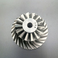 Conception CMSX-4 de roue de turbine de turbocompresseur de moteur à réaction de coulée sous vide de CMXS-10