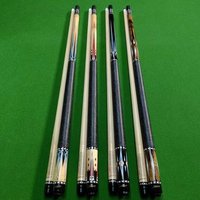 Queue de billard de haute qualité, prix d'usine, personnalisable, 142 cm, pointe de 12 mm, joint en acier inoxydable, bois d'érable 1/2