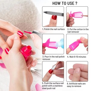 คลิปหนีบเล็บสำหรับล้างเจลยูวี 10 ชิ้น สำหรับมืออาชีพ ใช้ในร้านทำเล็บ - Product Image 6
