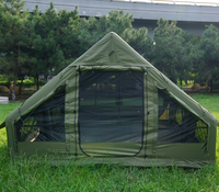 Tente gonflable super imperméable de 12 mètres carrés avec fixation au auvent, en tissu Oxford 420D, pour portes AB ㎡   Version Pro