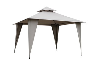 Pergola <span class=keywords><strong>Bennos</strong></span> Garden en PVC et polyester, revêtement en poudre PVC, écologique, imperméable, 3,5 x 3,5 m, multicolores, avec trou de ventilation - Product Image 2