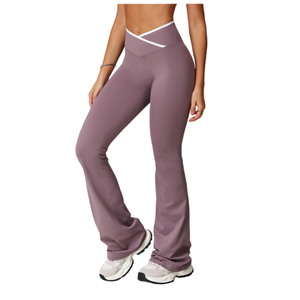 Vêtements de sport de yoga de nouvelle conception 2025 pour femmes à la mode, pantalon de fitness à compression élevée, entraînement actif, contrôle du ventre - Product Image 1