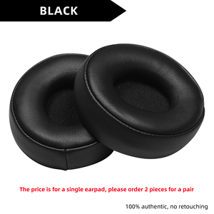 CORBORS Portable Replacement EarPads Cushions for <strong>Solo</strong> <strong>Pro</strong> Wireless Noise Cancelling On-Ear <strong>Headphones</strong> Soft Protein - Product Image 6
