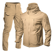 Haaienhuid Soft Shell Assault Kleding Heren Groothandel Fleece Outdoor Jas Anti-Spatten Warme Winterpak Tactisch Naadloos