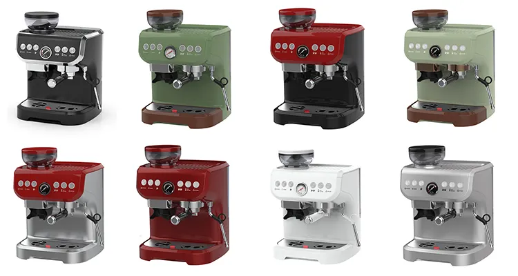 Foshan Haushalts geräte Cafe Maschine Espresso Kaffee 3 in 1 Maschine Kaffee maschine mit Milch spender