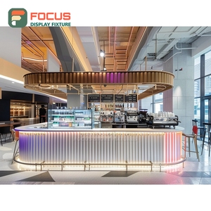 Custom Coffee Display <b>Rack</b> Mug Cup Shelf Black Walnut Store Product Display <b>Rack</b> - Product Image 6