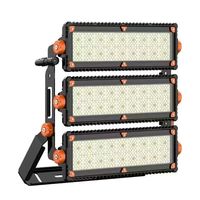 Projecteur LED à haut rendement lumineux 300W pour mât élevé, IP67 IK08, autonettoyant, pour stade extérieur, OEM ODM