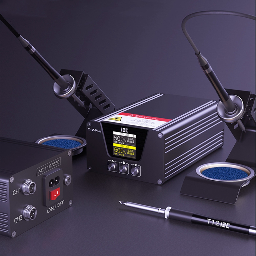 Station de soudage intelligente duplex T12 Plus