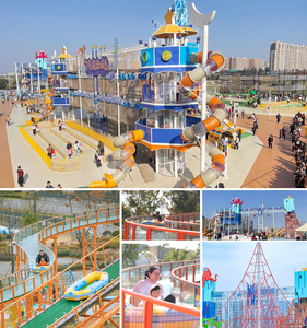 Parque Infantil Personalizado con Temática Espacial, Juego Infantil con Tobogán de OVNI Rosa y Escalada para Campamentos o Parques al Aire Libre Sin Motor - Product Image 4