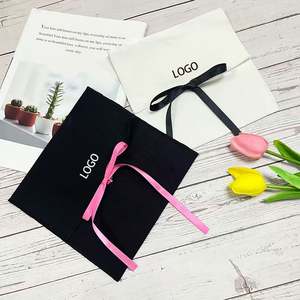 Pochette en coton de haute qualité, douce, personnalisée, emballage en coton, sac anti-poussière, pochette en coton recyclable avec rabat - Product Image 4