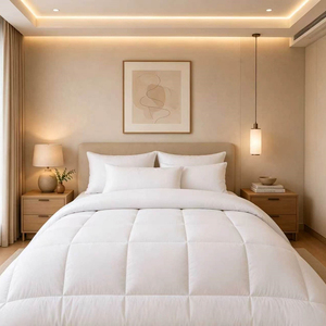 Edredón Alternativo de Plumón de Primera Calidad para Hoteles, Suave y Transpirable, con Costuras en Caja, Venta al por Mayor de Fábrica - Product Image 6