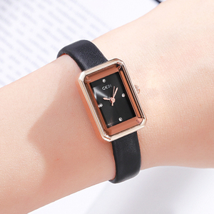 Montre à bracelet en cuir pour femme, mode simple, décontractée, polyvalente, étanche, à quartz - Product Image 6