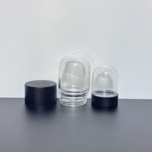 Pot en verre en forme de dôme résistant aux enfants 3,5G pour fleurs séchées avec bouchon CRC - Product Image 4