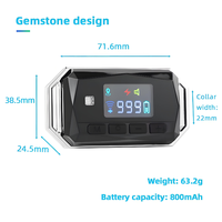Système de clôture pour chien sans fil GPS de fabrication supérieure, rechargeable, haute précision, invisible, télécommande virtuelle, nylon, plastique