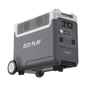 Ecoplay ไฟฉายแบบพกพา3600W สถานีพลังงาน3840Wh แผงเซลล์แสงอาทิตย์ MPPT RV พอร์ตไฟฉายสำหรับตั้งแคมป์ทำงานระยะไกลที่บ้านฉุกเฉิน - Product Image 1