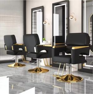 Fauteuils <span class=keywords><strong>de</strong></span> <span class=keywords><strong>coiffure</strong></span> confortables en cuir, adaptés à la coupe <span class=keywords><strong>de</strong></span> cheveux et à la coloration <span class=keywords><strong>permanente</strong></span>, fauteuils pivotants et réglables en hauteur, adaptés au mobilier <span class=keywords><strong>de</strong></span> <span class=keywords><strong>salon</strong></span> - Product Image 5