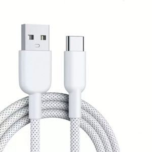 สายชาร์จข้อมูล USB เป็น Type C ยาว1เมตรสำหรับ iPhone 14 15 16 17 PRO MAX 3A Type C โทรศัพท์แอนดรอยด์ทุกรุ่น - Product Image 1