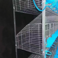 Cage d'élevage pour lapins en métal de bonne qualité à 3 niveaux