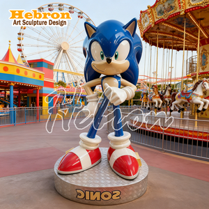 Escultura Moderna para Decoración <span class=keywords><strong>de</strong></span> Interiores, Estatua <span class=keywords><strong>de</strong></span> <span class=keywords><strong>Sonic</strong></span> <span class=keywords><strong>de</strong></span> Tamaño Real, Figura <span class=keywords><strong>de</strong></span> <span class=keywords><strong>Sonic</strong></span> Personalizada, Proveedor <span class=keywords><strong>de</strong></span> Esculturas Artísticas - Product Image 1