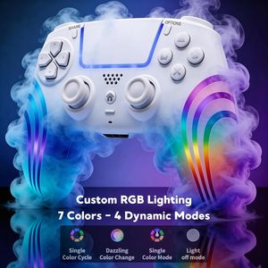 Control Inalámbrico para PS5, Gamepad Bluetooth RGB con Carga Tipo-C - Product Image 4