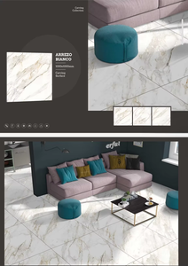 ซื้อกระเบื้องพอร์ซเลนแกะสลักขนาด 1000x1000 มม. ดีไซน์ทันสมัยสำหรับปูพื้นและผนัง เหมาะสำหรับห้องน้ำกลางแจ้งและการใช้งานเชิงพาณิชย์ - Product Image 2