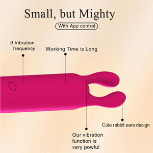 Epm Bullet ricaricabile coniglio vibratore nuovo APP telecomando vibrazione stimolazione Clit vibratore capezzolo Sex Toy per donna - Product Image 4