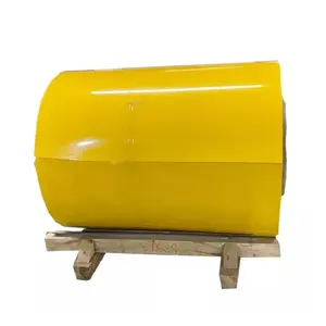 Best selling prime z80 yellow color coated ppgi 0.30mm x1067 mm prepainted galvanized steel coil with fast delivery time