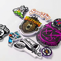 Diseño Personalizado de la Empresa, Adhesivos de Vinilo Holográfico con Relieve, Resistentes al Agua y Ecológicos, Impresión de Adhesivos con Diseño de Dibujos Animados, Corte a Troquel, OEM/ODM