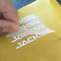 Étiquettes personnalisées en satin pour vêtements, imprimées par transfert thermique, durables, avec logo, pliées, accessoires vestimentaires
