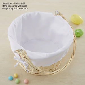 Doublure de panier de Pâques personnalisable en polyester avec broderie vintage et impression motif lapin - Product Image 5