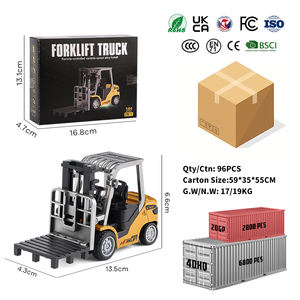 Model mainan Forklift kendali jarak jauh, mobil mainan <span class=keywords><strong>RC</strong></span>, mobil Forklift truk teknik <span class=keywords><strong>RC</strong></span>, Model mainan derek 1:64 simulasi 2.4G - Product Image 6