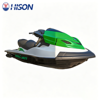 Jet ski léger et portable à 4 temps en fibre de verre avec 3 sièges pour le surf et les sports de loisirs en plein air multi-usages