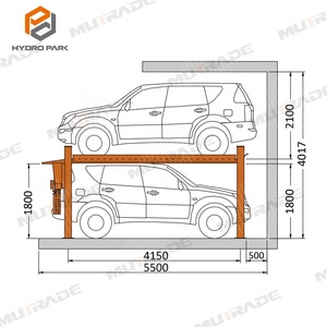 Dọc Đậu Xe Nhà Để Xe Hệ Thống Đỗ Xe 4 Bài Xe Hai Cấp Bãi Đậu Xe Lift - Product Image 3