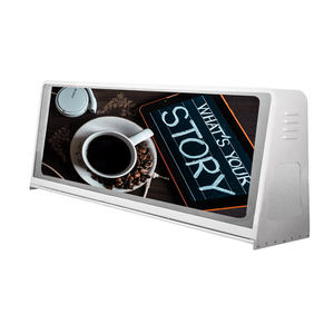 Letrero LED de Alta Resolución a Todo Color para Techo de Taxi, Anuncios Dinámicos para Viajes Urbanos y Promoción de Marca - Product Image 3