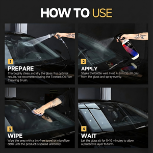 NIKELIANG NC-893 Revestimiento Cerámico para Parabrisas de Grado Profesional, 50 ml, pH Neutro, Protección Hidrofóbica, Cuidado Térmico para Automóviles - Product Image 5