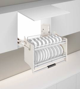 Cesta Extraíble de Acero Inoxidable Vbosr para Cocina, Elevador de Cestas, Cestas Elevadoras para Despensa, Gabinete de Cocina Extraíble - Product Image 2