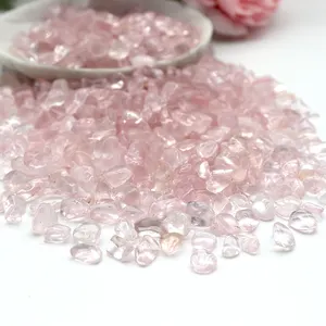 Puces de cristal de Quartz Rose naturel vente en gros